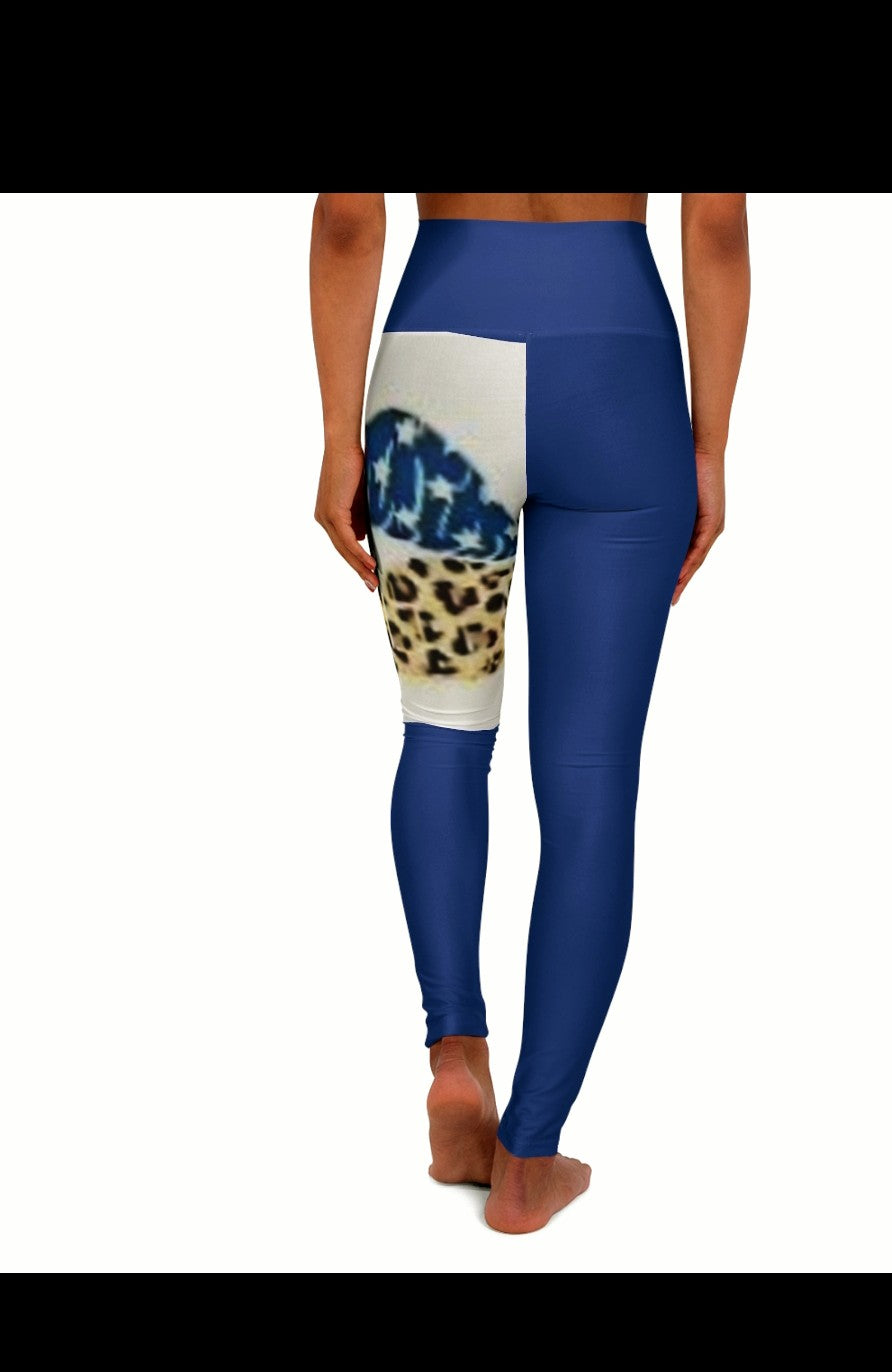 High Waisted Yoga Leggings (AOP)