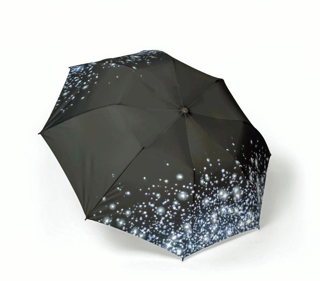 Umbrella - Glittering in the Rain Foldable Semi-Automatic Design