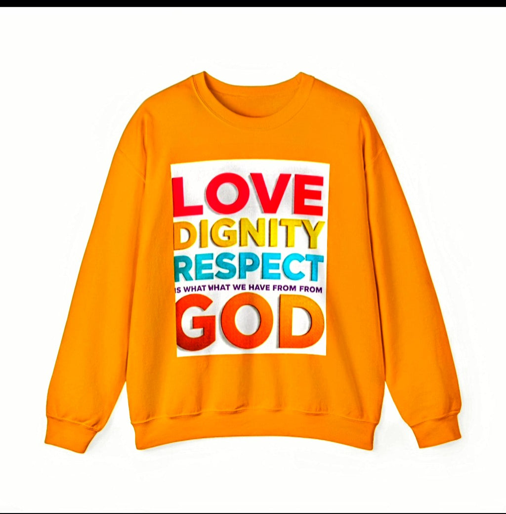 Colorful Inspirational Crewneck Sweatshirt, Motivational Gift, Unisex Crew Neck Top, Cozy Apparel, Spiritual Wear, Everyday Comfort