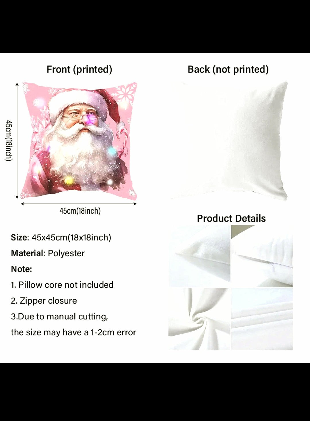 Christmas Magic: Festive Nutcracker, Gingerbread, and Ornament-Printed Pillowcases sofas, bedroom pillow covers, holiday gifts
