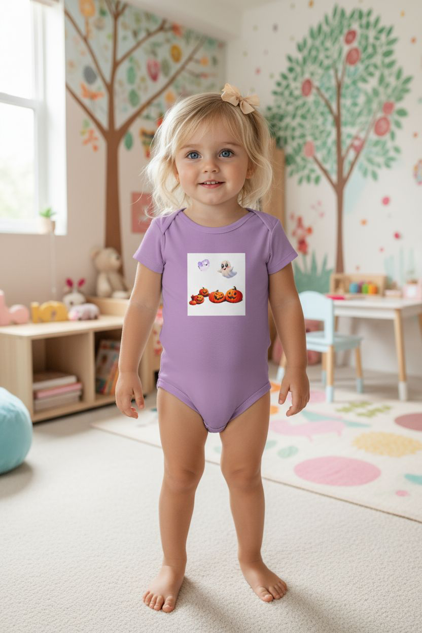 Baby Bodysuit - Kiddies Loves Halloween Design