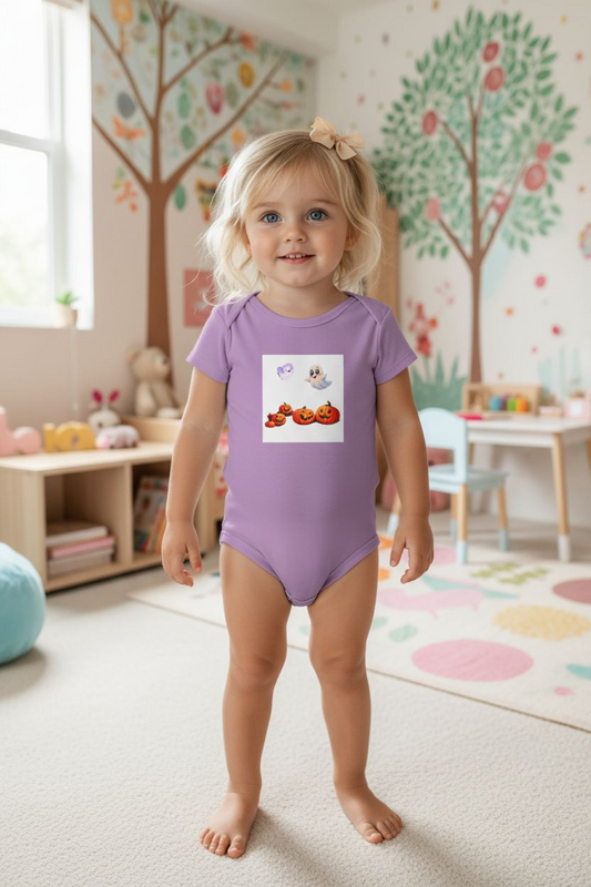 Baby Bodysuit - Kiddies Loves Halloween Design