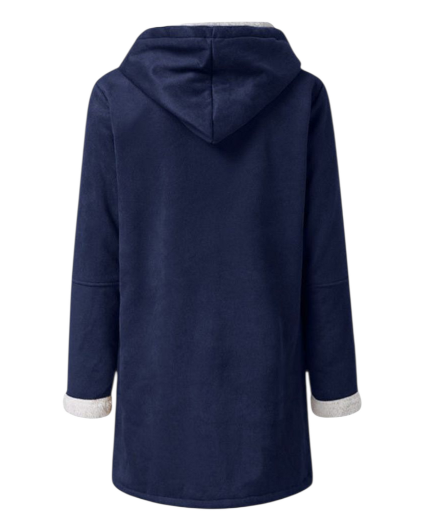 Winter Jackets For Women Sherpa Lined Jacket Women Duffle Toggle Coat Hooded Fleece Jacket