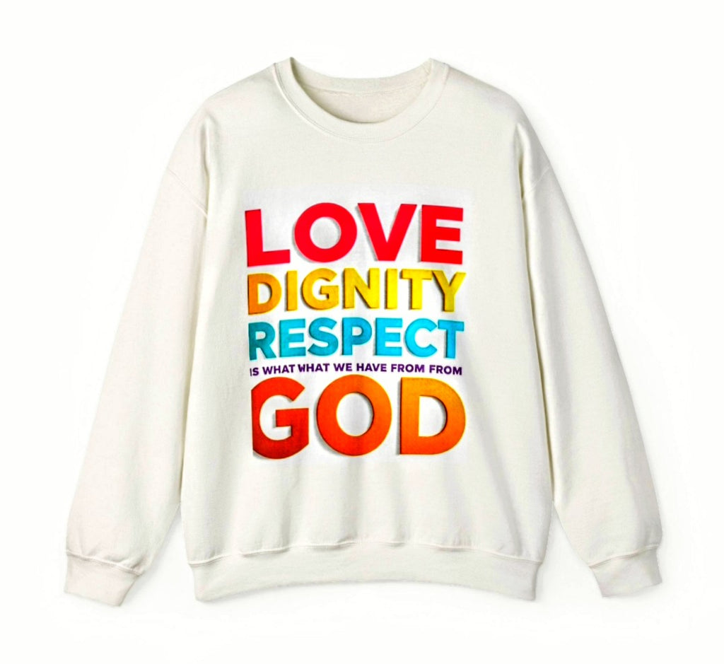 Colorful Inspirational Crewneck Sweatshirt, Motivational Gift, Unisex Crew Neck Top, Cozy Apparel, Spiritual Wear, Everyday Comfort