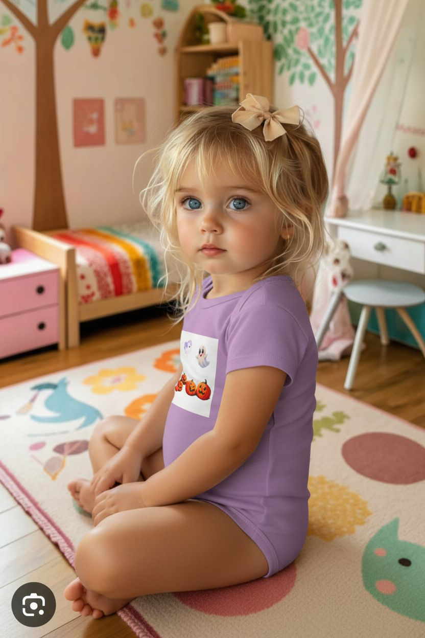 Baby Bodysuit - Kiddies Loves Halloween Design