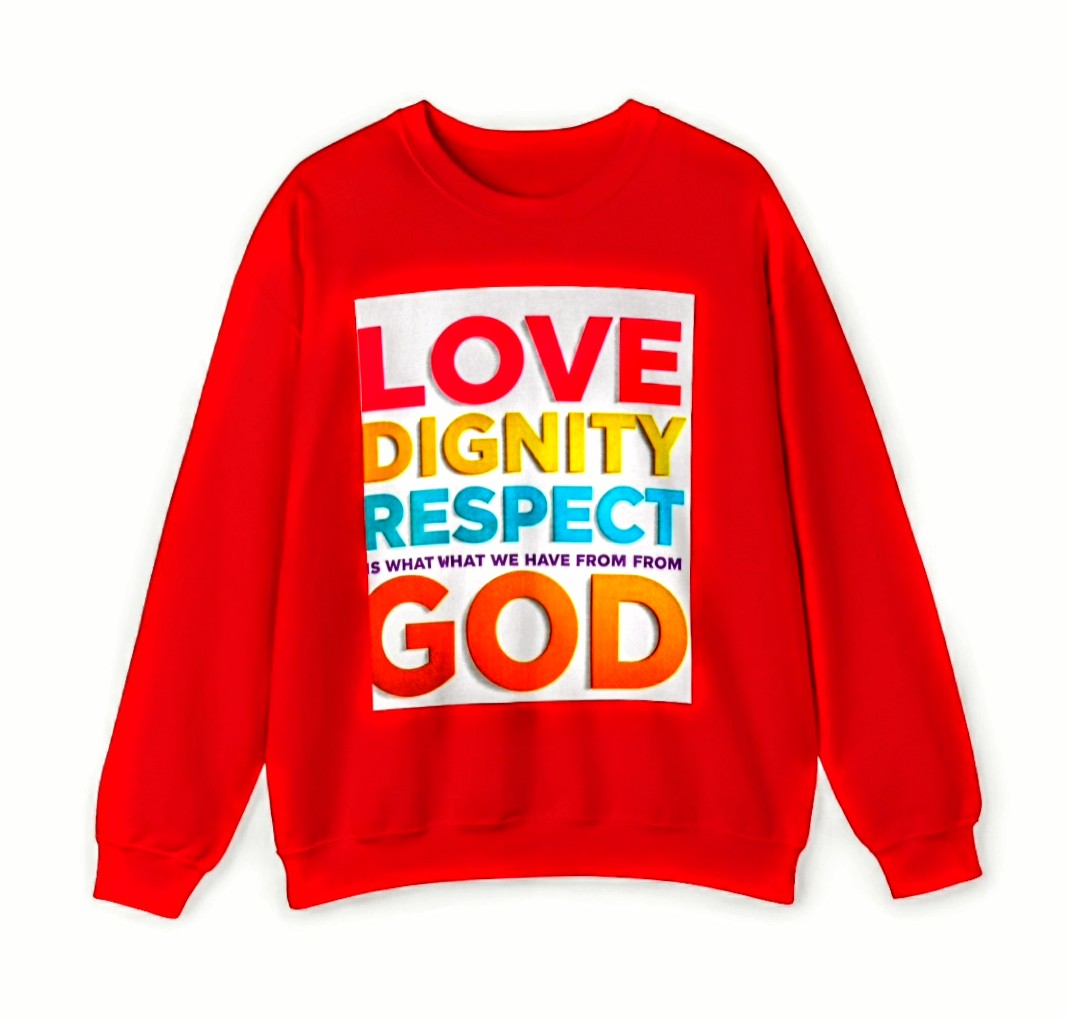 Colorful Inspirational Crewneck Sweatshirt, Motivational Gift, Unisex Crew Neck Top, Cozy Apparel, Spiritual Wear, Everyday Comfort